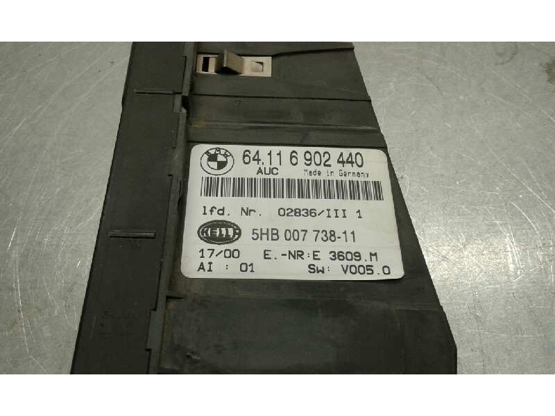 Recambio de mando climatizador para bmw serie 3 berlina (e46) 318i referencia OEM IAM 64116902440  64116902440