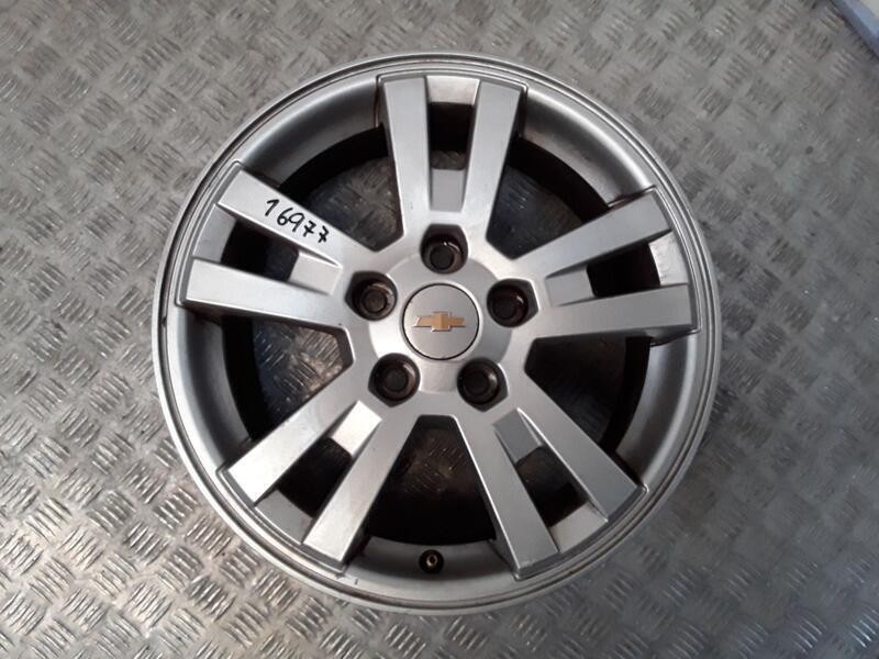 Recambio de juego llantas aluminio para chevrolet orlando (j309) 2.0 d referencia OEM IAM 6.5X16 5 TORN ET41 ALUMINIO ROZADAS