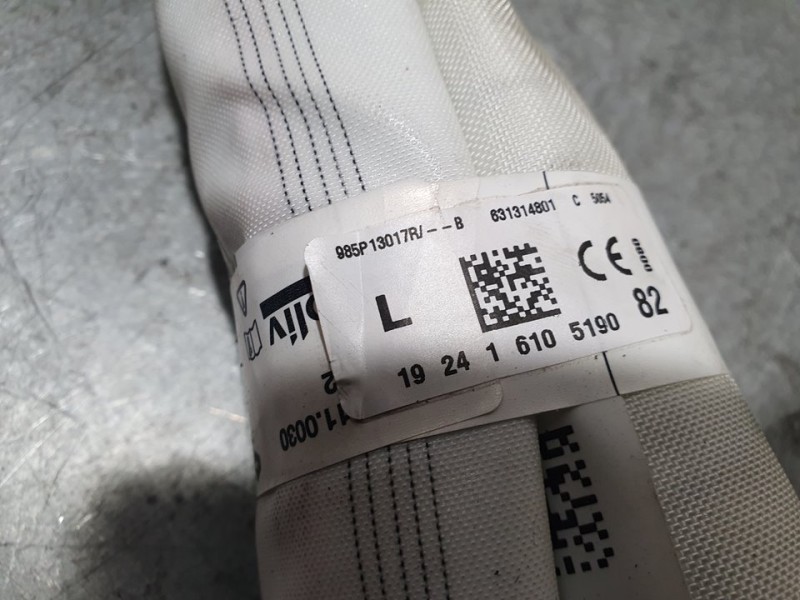 Recambio de airbag cortina delantero izquierdo para renault megane iv berlina 5p life referencia OEM IAM 985P13017R 631314801 