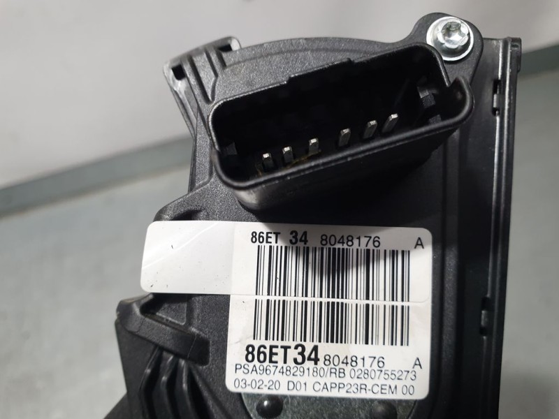 Recambio de potenciometro pedal para citroën c5 aircross feel referencia OEM IAM 9674829180 86ET348048176 
