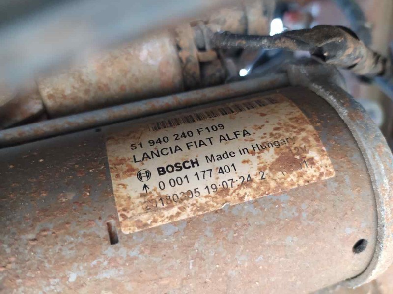 Recambio de motor arranque para jeep renegade sport fwd referencia OEM IAM 51940240 0001177401 BOSCH