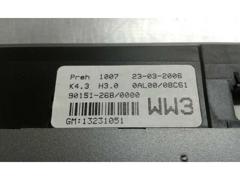 Recambio de mando climatizador para opel astra h berlina 1.6 16v referencia OEM IAM 901512680000 1000001563213 BEHR