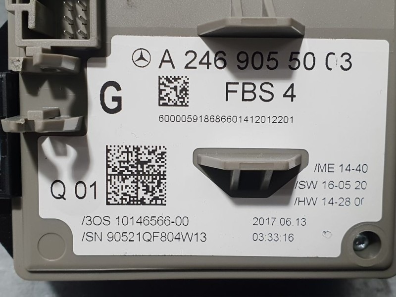 Recambio de boton start/stop para mercedes-benz clase a (w176) a 180 cdi blueefficiency (176.012) referencia OEM IAM A2469055003