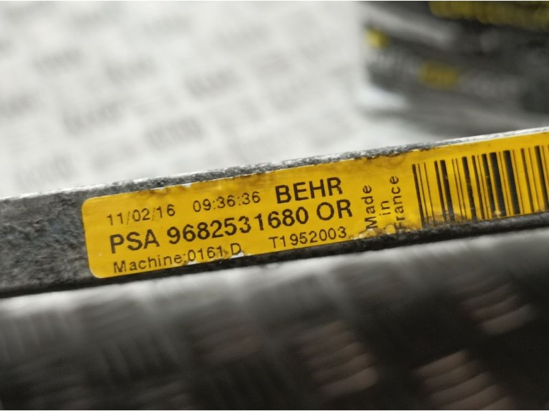Recambio de condensador / radiador aire acondicionado para peugeot 5008 active referencia OEM IAM 9682531680 T1952003 BEHR