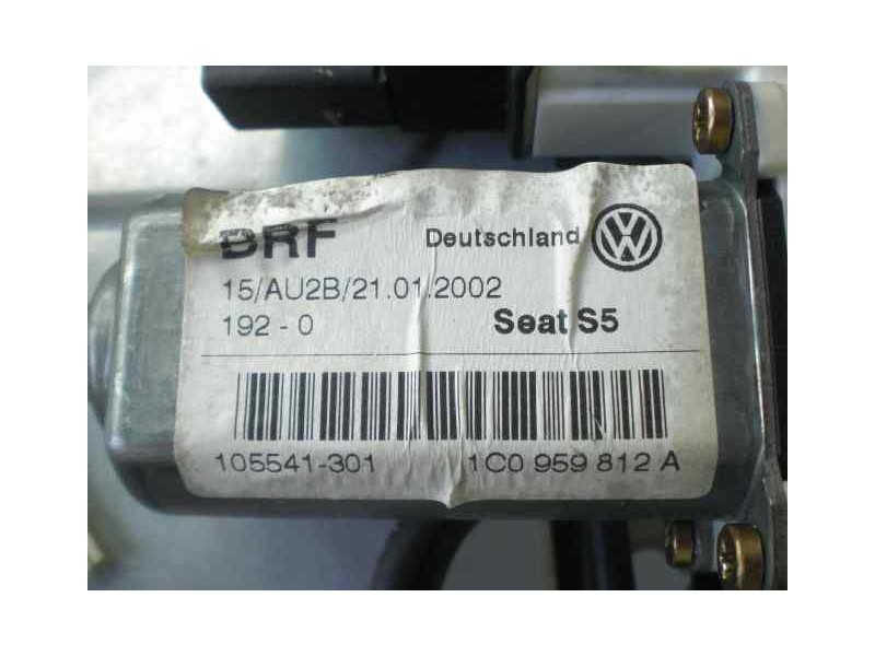 Recambio de motor elevalunas trasero derecho para seat leon (1m1) signo referencia OEM IAM 1C0959812A  1C0959812A