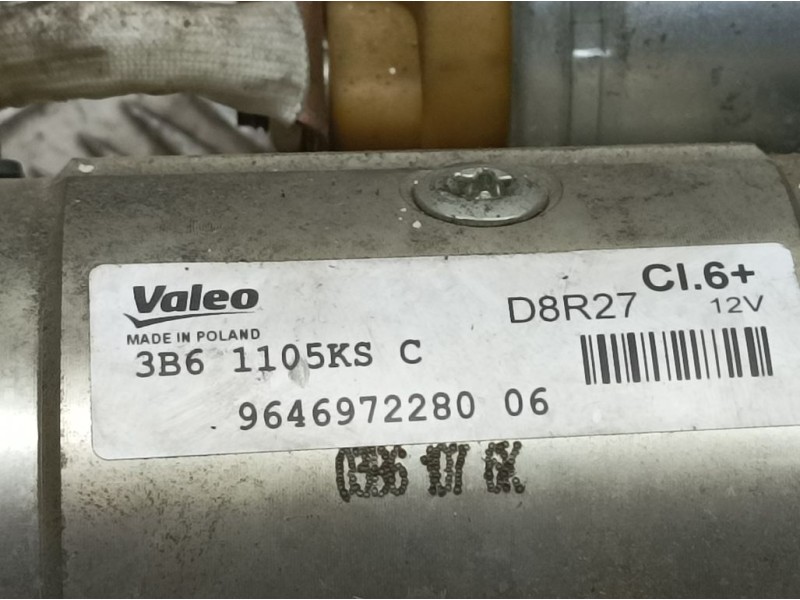 Recambio de motor arranque para peugeot 5008 active referencia OEM IAM 9646972280 D8R27 VALEO