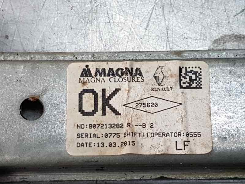 Recambio de elevalunas delantero izquierdo para dacia sandero stepway referencia OEM IAM 807213282R 2 PINS ELECTRICO