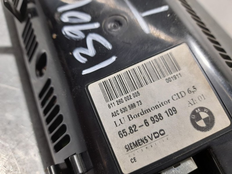 Recambio de sistema navegacion gps para bmw serie 5 berlina (e60) 530d referencia OEM IAM 65826938109 SIEMENS VDO 