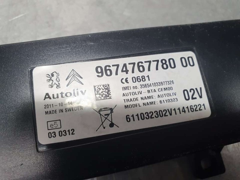 Recambio de modulo electronico para peugeot 508 sw active referencia OEM IAM 9674767780 6110323 