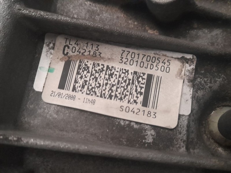 Recambio de caja cambios para nissan qashqai (j10) tekna referencia OEM IAM TL4A113 S042183 6VELOCIDADES