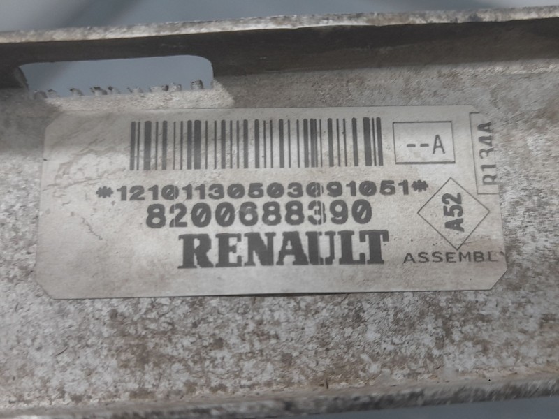 Recambio de radiador agua para renault clio iii (br0/1, cr0/1) 1.5 dci referencia OEM IAM 8200688390 C/CONDENSADOR A/A 