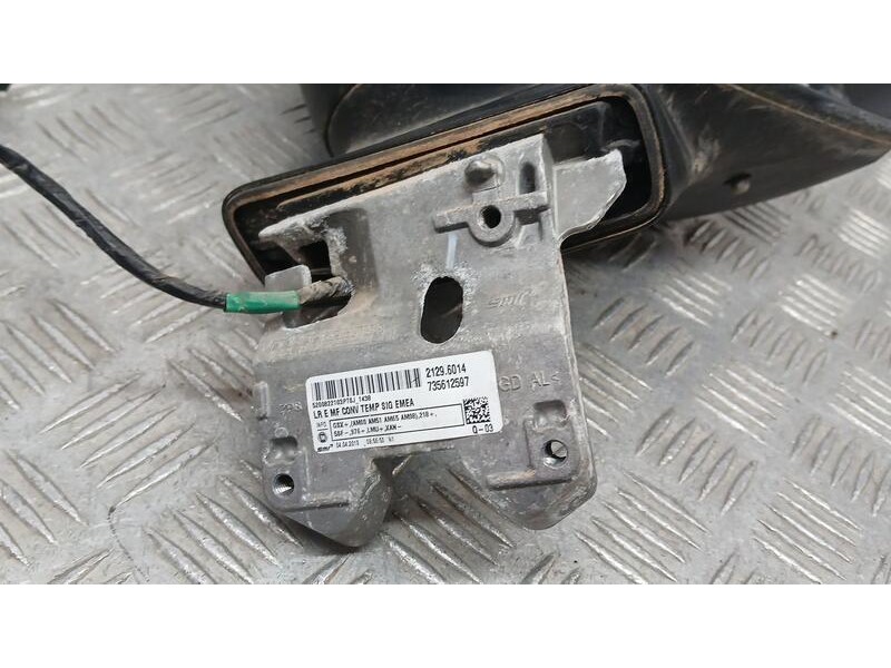 Recambio de retrovisor derecho para jeep renegade sport fwd referencia OEM IAM 735612597 ELECTRICO, ROZADO 5 Y 2 CABLES 21296014