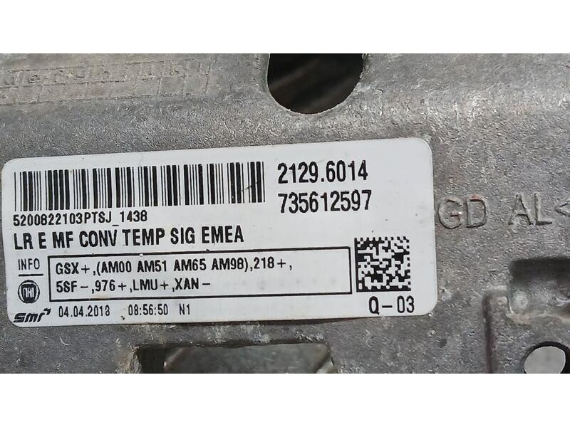 Recambio de retrovisor derecho para jeep renegade sport fwd referencia OEM IAM 735612597 ELECTRICO, ROZADO 5 Y 2 CABLES 21296014