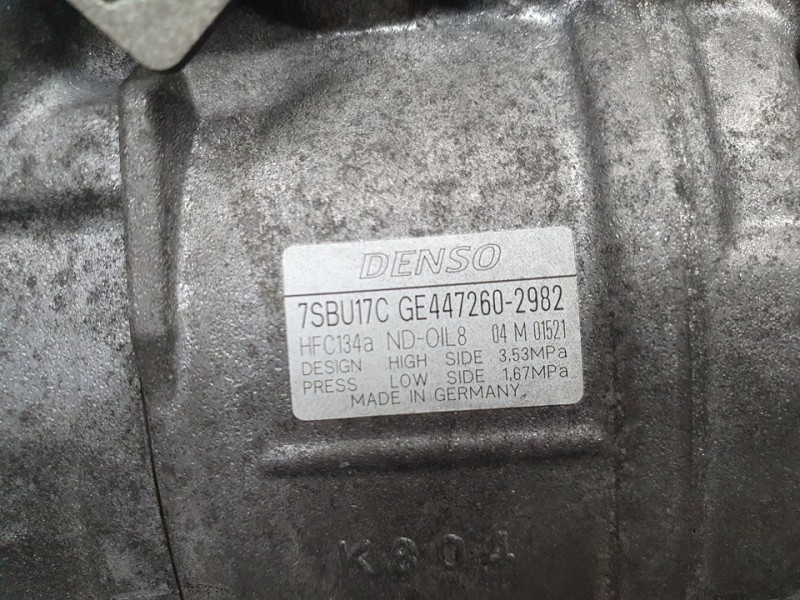 Recambio de compresor aire acondicionado para bmw serie 7 (f01/f02) 730d referencia OEM IAM GE4472602982 7SBU17C DENSO