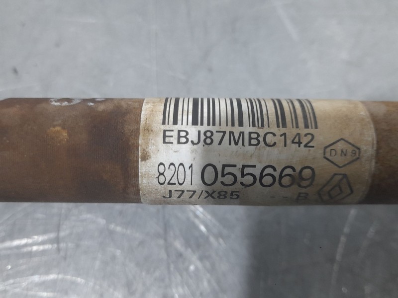 Recambio de transmision delantera izquierda para renault clio iii (br0/1, cr0/1) 1.5 dci referencia OEM IAM 8201055669 EBJ87MBC1