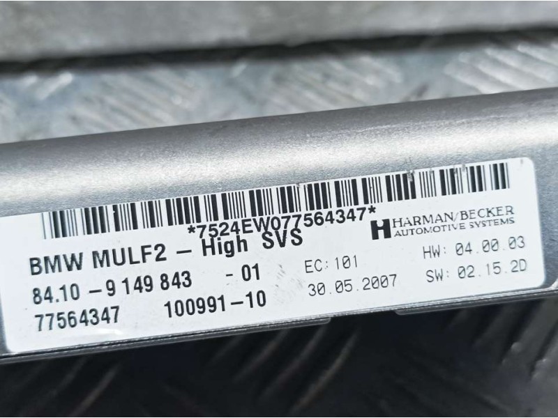 Recambio de modulo bluetooth para bmw x5 (e70) 3.0d referencia OEM IAM 9149843 77564347 HARMAN BECKER
