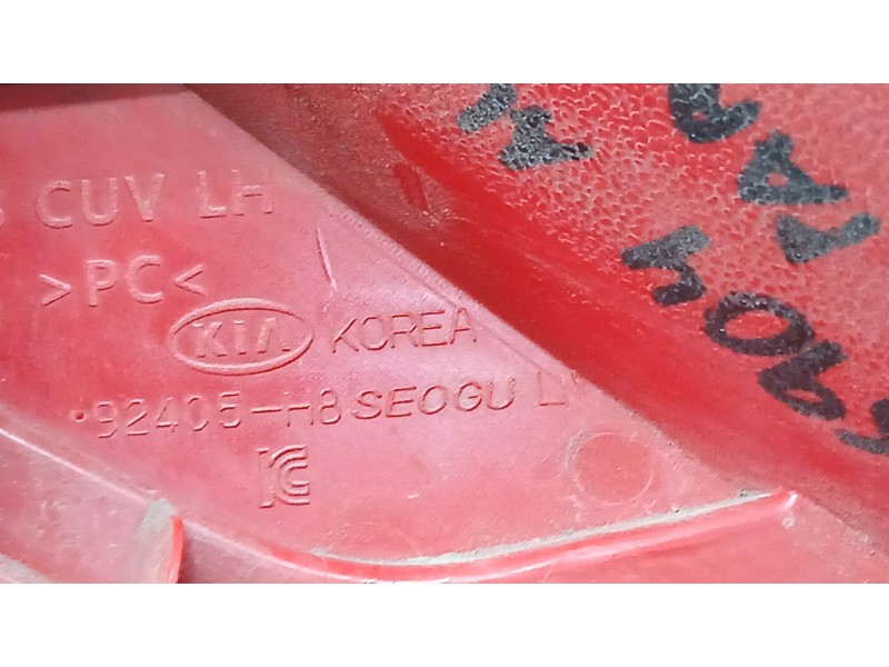 Recambio de piloto trasero izquierdo paragolpes para kia stonic (yb) 1.0 t-gdi referencia OEM IAM 92405H8410 ROZADO 92405H8