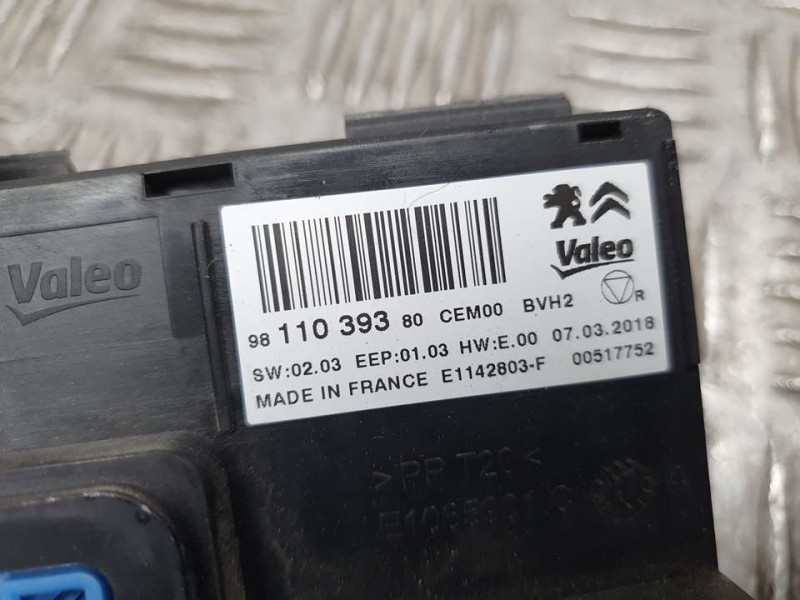 Recambio de modulo electronico para opel crossland x excellence referencia OEM IAM 9811039380 E1142803F VALEO