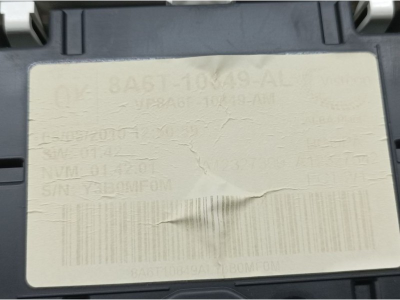 Recambio de cuadro instrumentos para ford fiesta (cb1) sport referencia OEM IAM 8A6T10849AL  