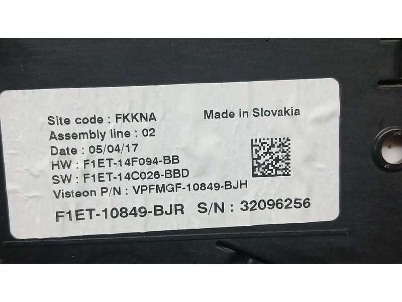 Recambio de cuadro instrumentos para ford focus lim. trend referencia OEM IAM F1ET10849BJR  32096256