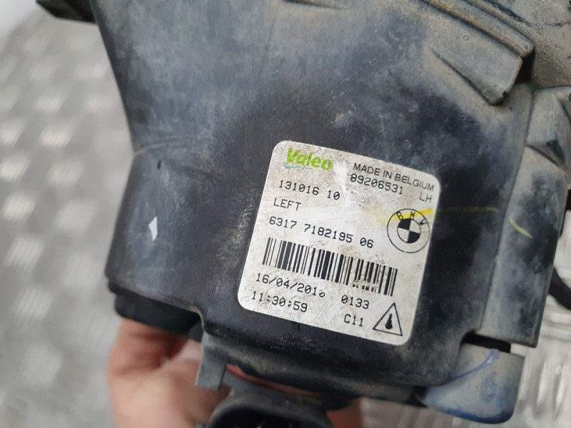 Recambio de faro antiniebla izquierdo para bmw serie 7 (f01/f02) 730d referencia OEM IAM 718219506 89206531 VALEO