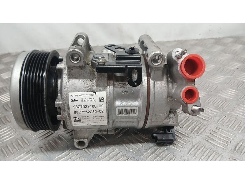 Recambio de compresor aire acondicionado para peugeot 3008 active referencia OEM IAM 9827529180 VALEO 9827552280 9050359878