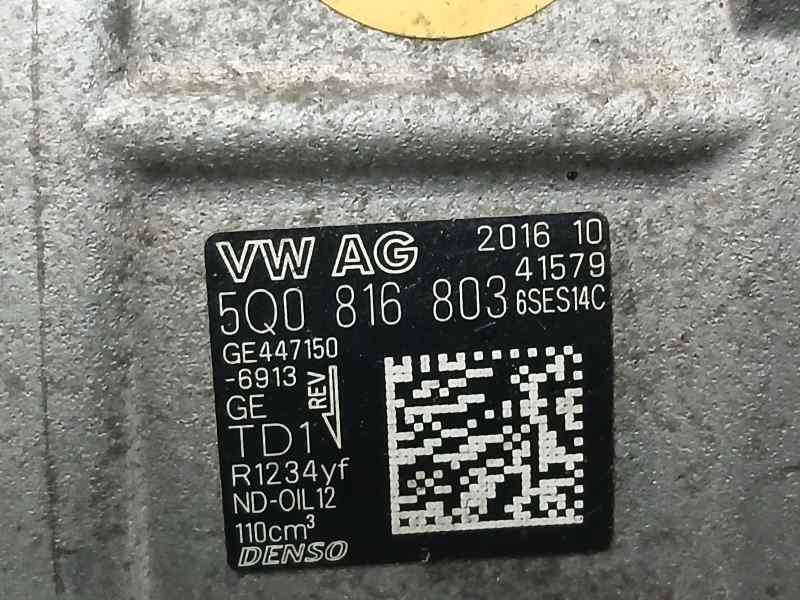 Recambio de compresor aire acondicionado para volkswagen golf vii lim. (5g1) advance bluemotion referencia OEM IAM 5Q0816803 447