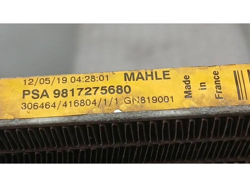 Recambio de condensador / radiador aire acondicionado para peugeot 3008 active referencia OEM IAM 9817275680 MAHLE GN819001