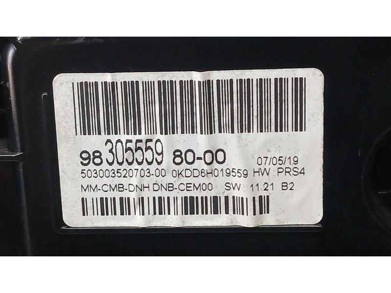 Recambio de cuadro instrumentos para peugeot 3008 active referencia OEM IAM 9830555980  503003520703