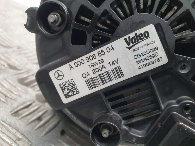 Recambio de alternador para mercedes-benz sprinter iii furgón fwd 311/314 cdi fwd l2 (910.633) referencia OEM IAM A0009068504 26
