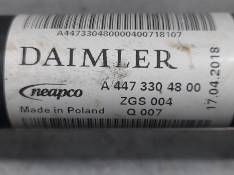 Recambio de transmision delantera izquierda para mercedes-benz vito tourer (w447) 114 cdi / 114 bluetec 4-matic (447.701, 447.70