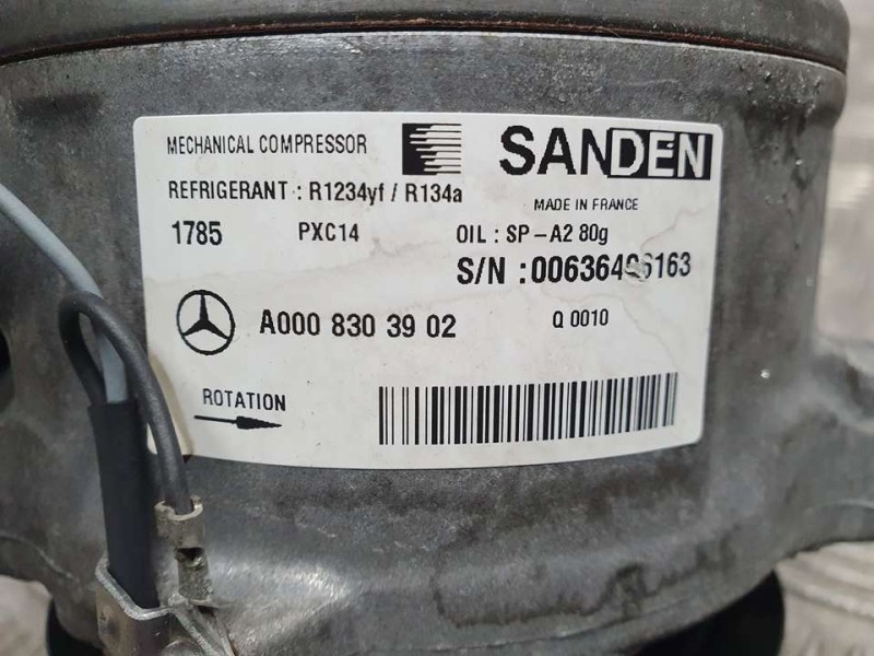 Recambio de compresor aire acondicionado para mercedes-benz sprinter iii furgón fwd 311/314 cdi fwd l2 (910.633) referencia OEM 