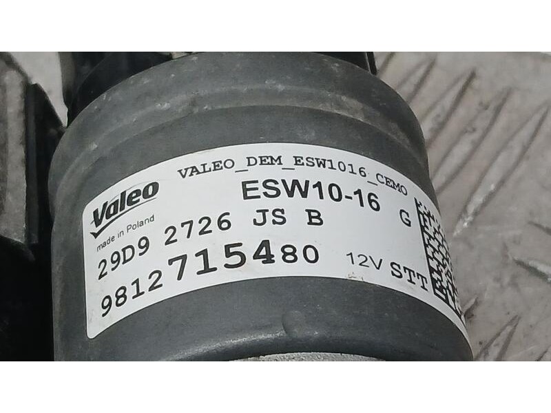 Recambio de motor arranque para peugeot 3008 active referencia OEM IAM 9812745480 VALEO ESW1016