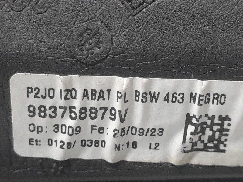 Recambio de retrovisor izquierdo para opel corsa f (p2jo) 1.2 (68) referencia OEM IAM 983758879V ELECTRICO 