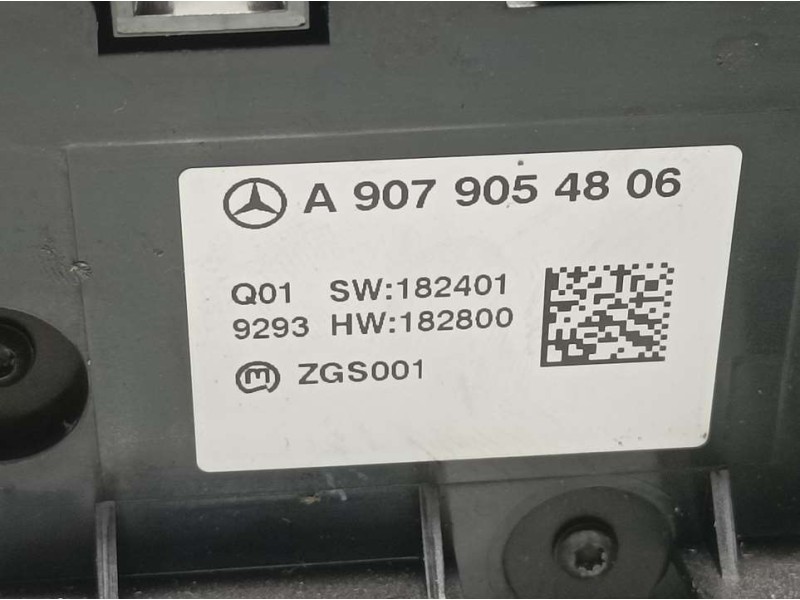 Recambio de mando calefaccion / aire acondicionado para mercedes-benz sprinter iii furgón fwd 311/314 cdi fwd l2 (910.633) refer