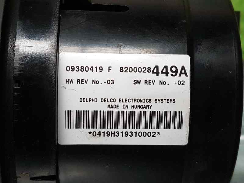 Recambio de mando climatizador para renault espace iv (jk0) grand espace expression referencia OEM IAM 8200028449A 09380419F DEL