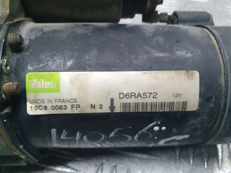 Recambio de motor arranque para peugeot 206 berlina xr referencia OEM IAM D6RA572 VALEO 