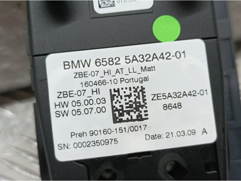 Recambio de mando multifuncion para bmw serie 2 gran coupe (f44) 220d aventage 4p referencia OEM IAM 65825A32A4201 901601510017 