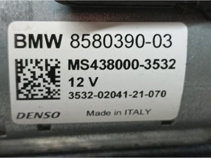 Recambio de motor arranque para bmw serie 2 gran coupe (f44) 220d aventage 4p referencia OEM IAM 858039003 MS4380003532 DENSO