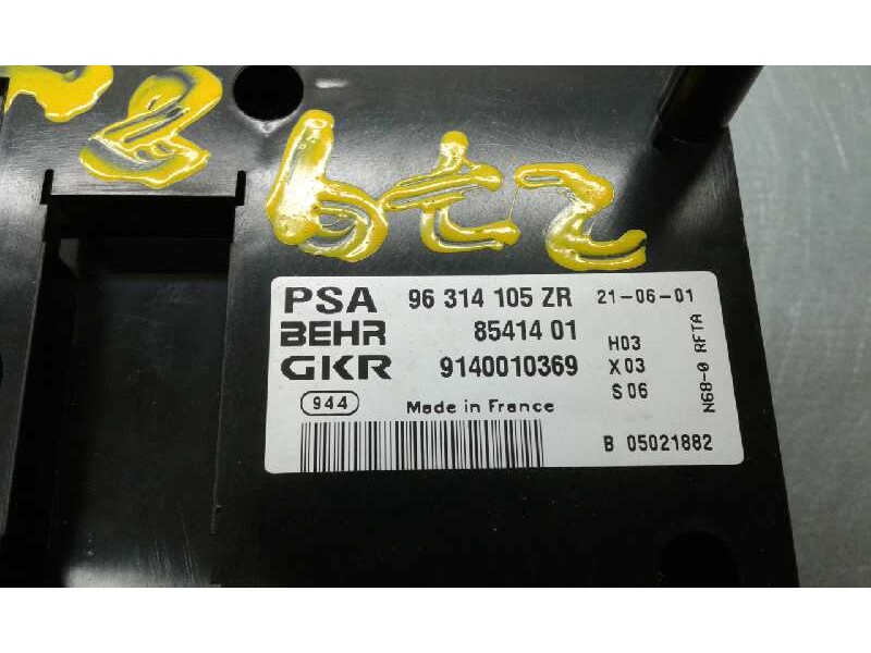 Recambio de mando climatizador para citroën xsara picasso 1.8 cat (6fz / ew7j4) referencia OEM IAM 96314105ZR 1000001273815 9631