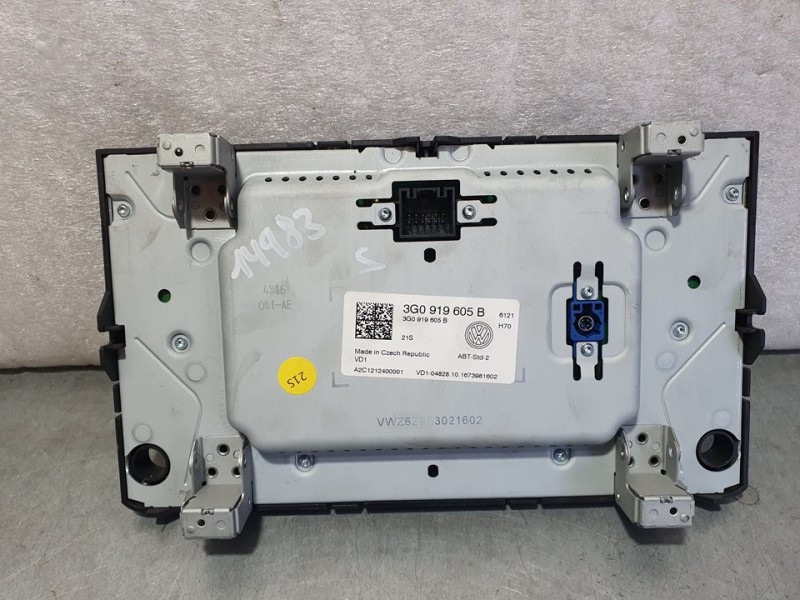 Recambio de sistema navegacion gps para volkswagen golf vii lim. (5g1) advance bluemotion referencia OEM IAM 3G0919605B A2C12124