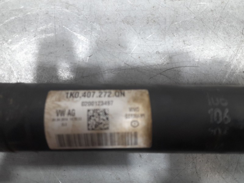 Recambio de mangueta delantera derecha para volkswagen touran (1t3) 1.6 tdi referencia OEM IAM 1K0407272QN  