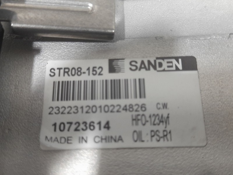 Recambio de compresor aire acondicionado para mg zs suv (azs1) 1.0 t-gdi referencia OEM IAM 10723614 STR08152 SANDEN