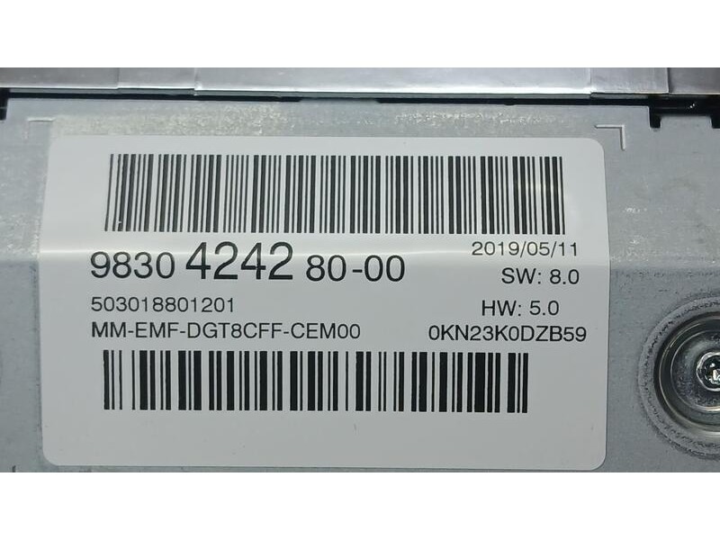 Recambio de sistema navegacion gps para peugeot 3008 active referencia OEM IAM 9830424280  503018801201