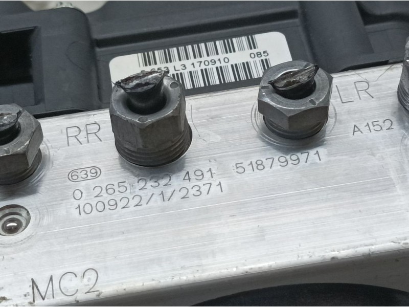 Recambio de abs para peugeot bipper básico referencia OEM IAM 51879971 0265232491 BOSCH