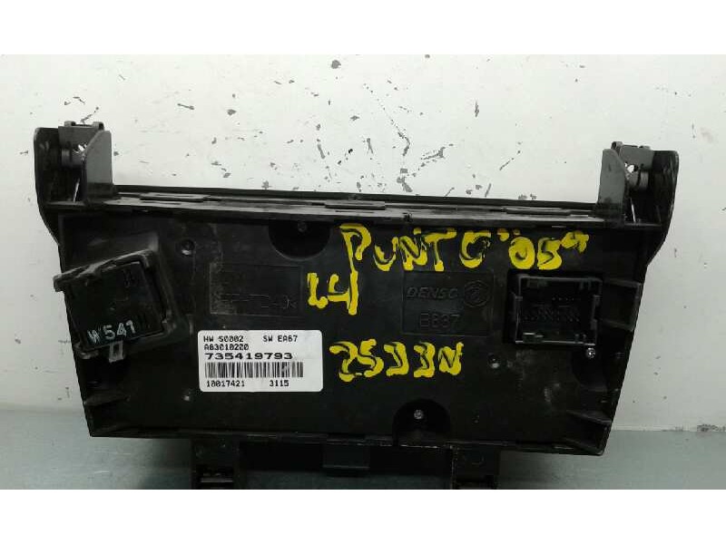 Recambio de mando climatizador para fiat grande punto (199) 1.4 cat referencia OEM IAM 735419793 735419793 