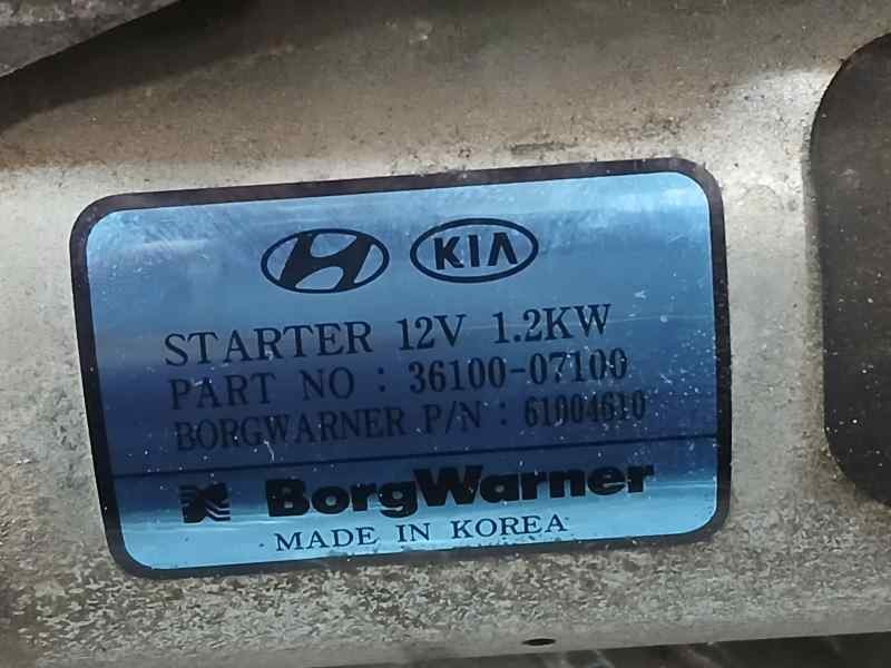 Recambio de motor arranque para kia stonic (ybcuv) concept referencia OEM IAM 3610007100 61004610 BORGWARNER