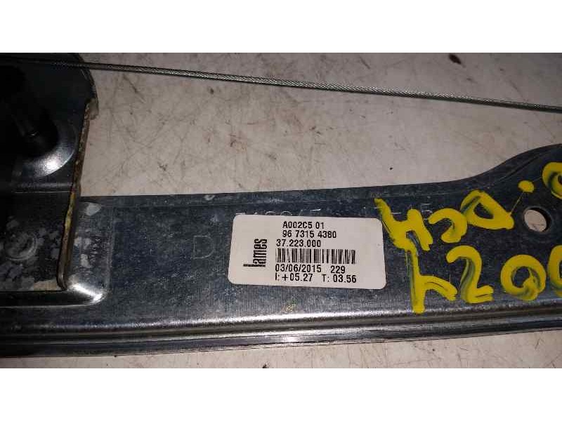 Recambio de elevalunas delantero derecho para peugeot 208 active referencia OEM IAM 0130822702 9674254380 BOSCH