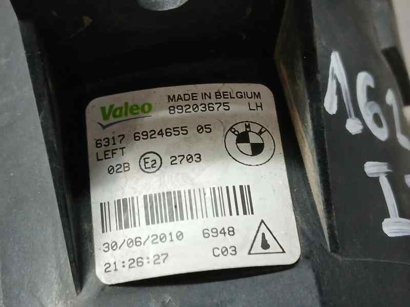 Recambio de faro antiniebla izquierdo para bmw serie 1 berlina (e81/e87) 120d referencia OEM IAM 6924655 89203675 VALEO