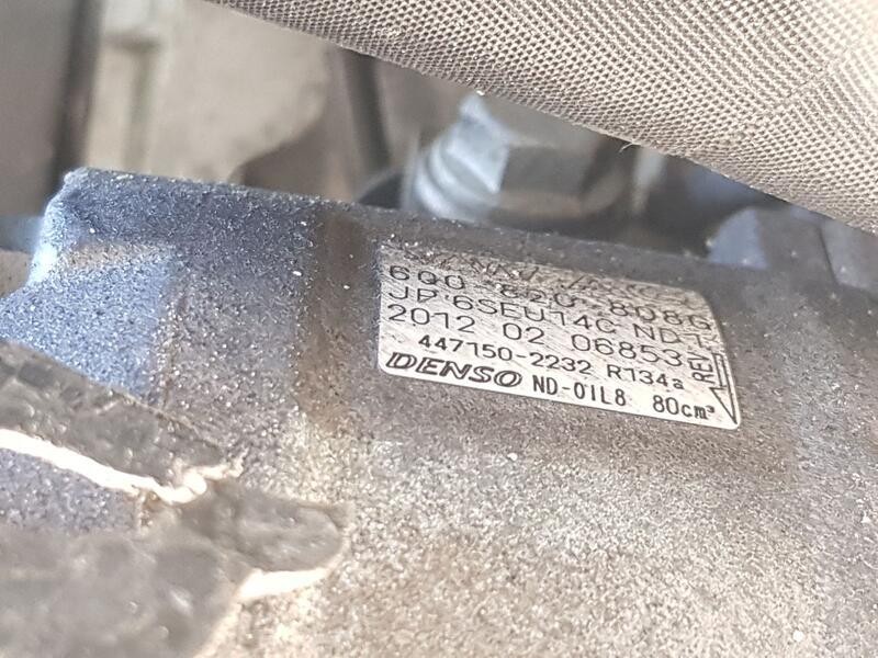 Recambio de compresor aire acondicionado para skoda fabia ii (542) 1.2 12v referencia OEM IAM 6Q0820808G DENSO 4471502232